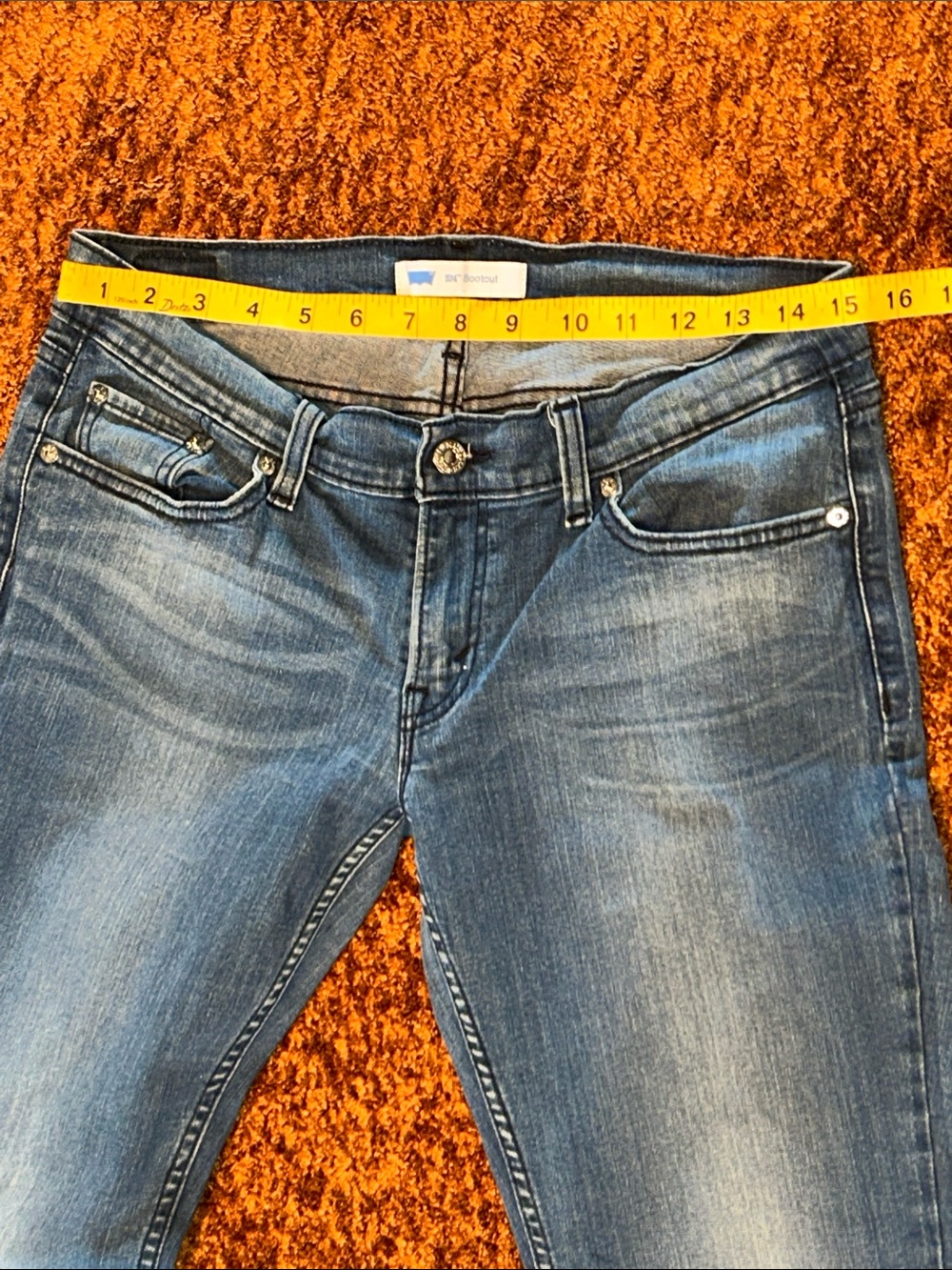 Levi's Women's Boot Cut Jeans in Faded Blue Denim - Picture 2 of 10